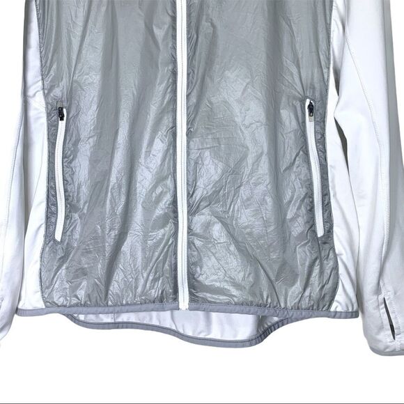 Marmot Frequency Hybrid Jacket in Grey and White - Picture 4 of 10